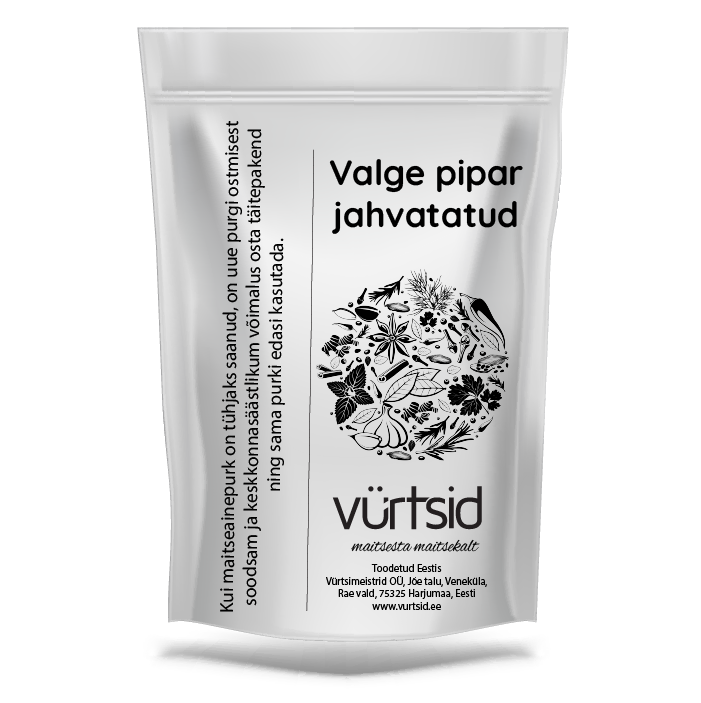 Valge pipar jahvatatud Valge pipar jahvatatud 50g - Image 1