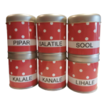 Nostalgia maitseainesegu komplekt - LIHALE, KANALE, KALALE, SALATILE, SOOL, PIPAR
