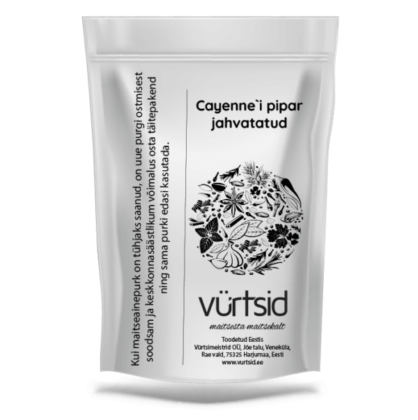 Cayenne`i pipar jahvatatud Cayenne`i pipar jahvatatud 50g - Image 1